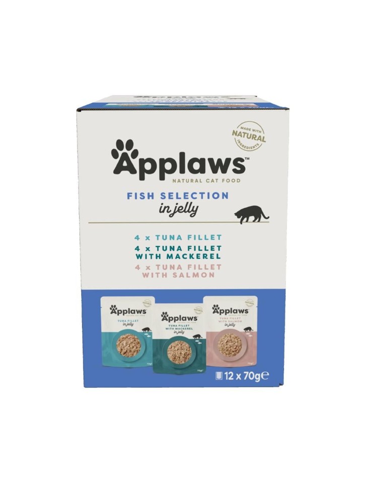 Applaws - Multipakke Fisk, Gele - 12x70g