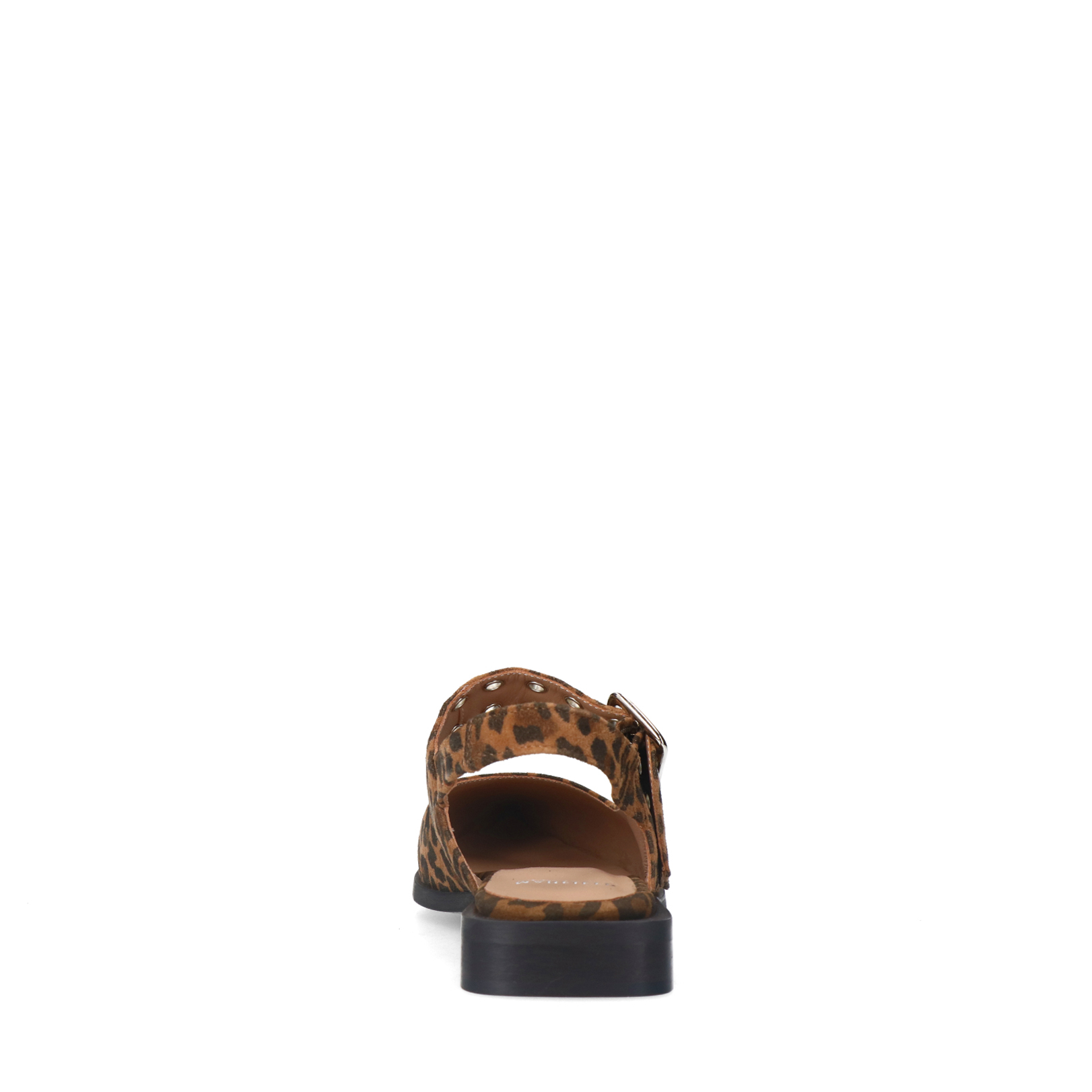 Leopard suède slingbacks