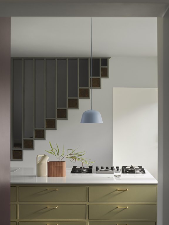 Muuto Ambit hanglamp Ø25 lichtblauw