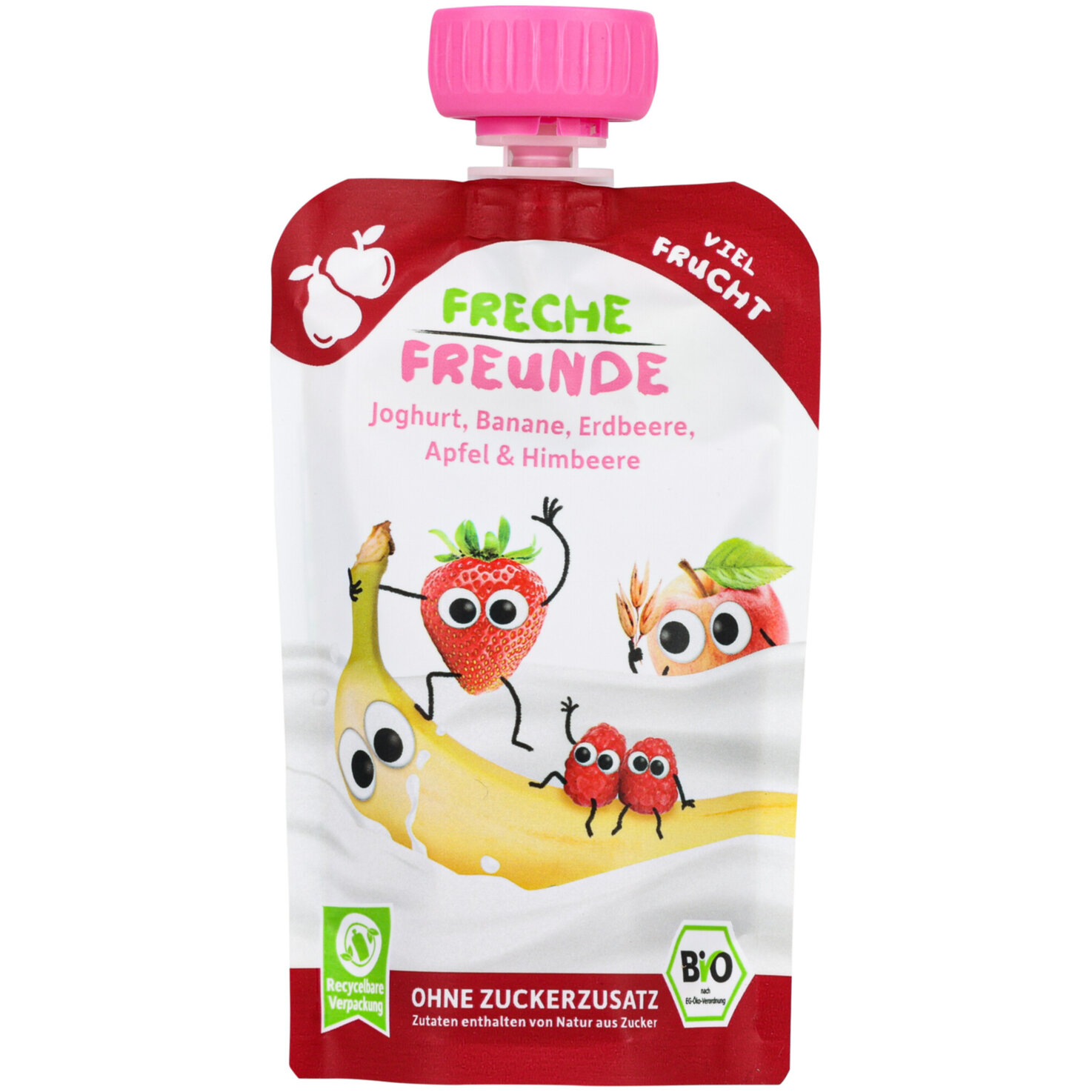 Freche Freunde Joghurt Banane Erdbeer Himbeer 10+ Monate