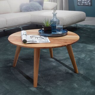 Couchtisch Inverness rund Massivholz