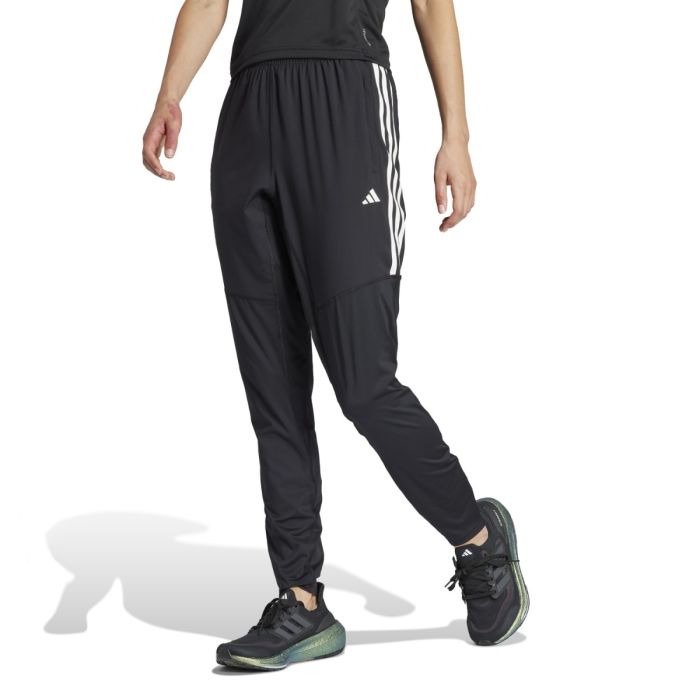 adidas Dame Bukser Own The Run 3-Stripes Pants Sort