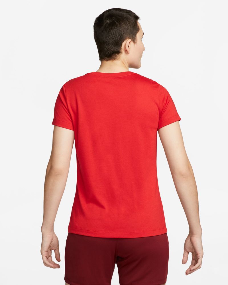 T-shirt Nike Team Club 20 Rouge pour femme