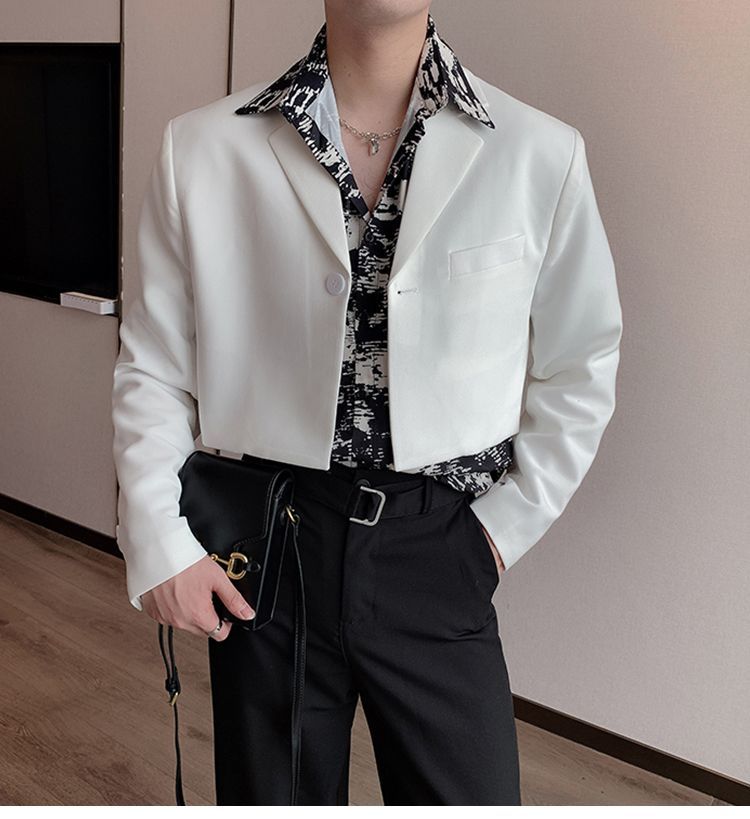 VEAZ - Blazer met één knoop en cropped pasvorm