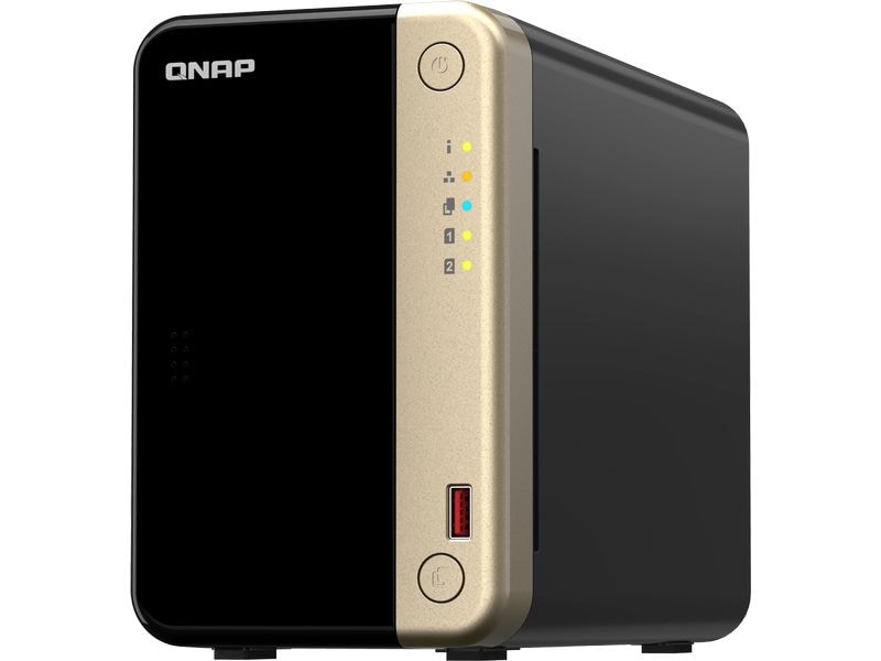 QNAP NAS TS-264 Kompaktes NAS mit überragender Leistung und 2 Laufwerkschächten