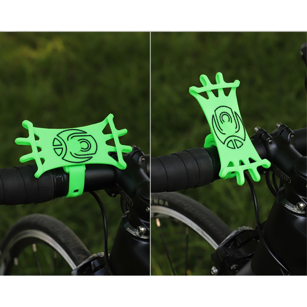 Universal Fahrrad Bike Velo Silikon Halterung 360° Drehbar Handy / Smartphone (4