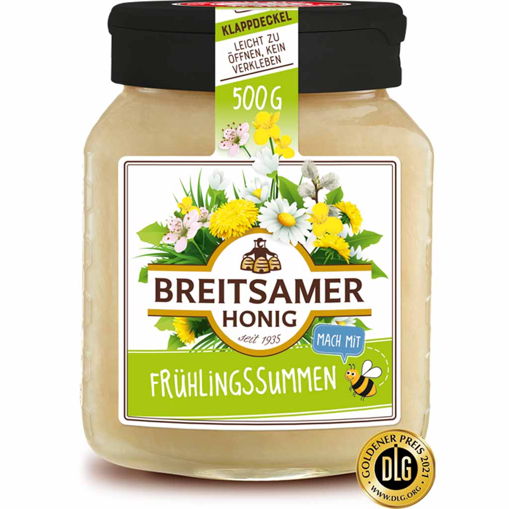 Breitsamer Honig Frühlingssummen 500g MHD:30.9.26
