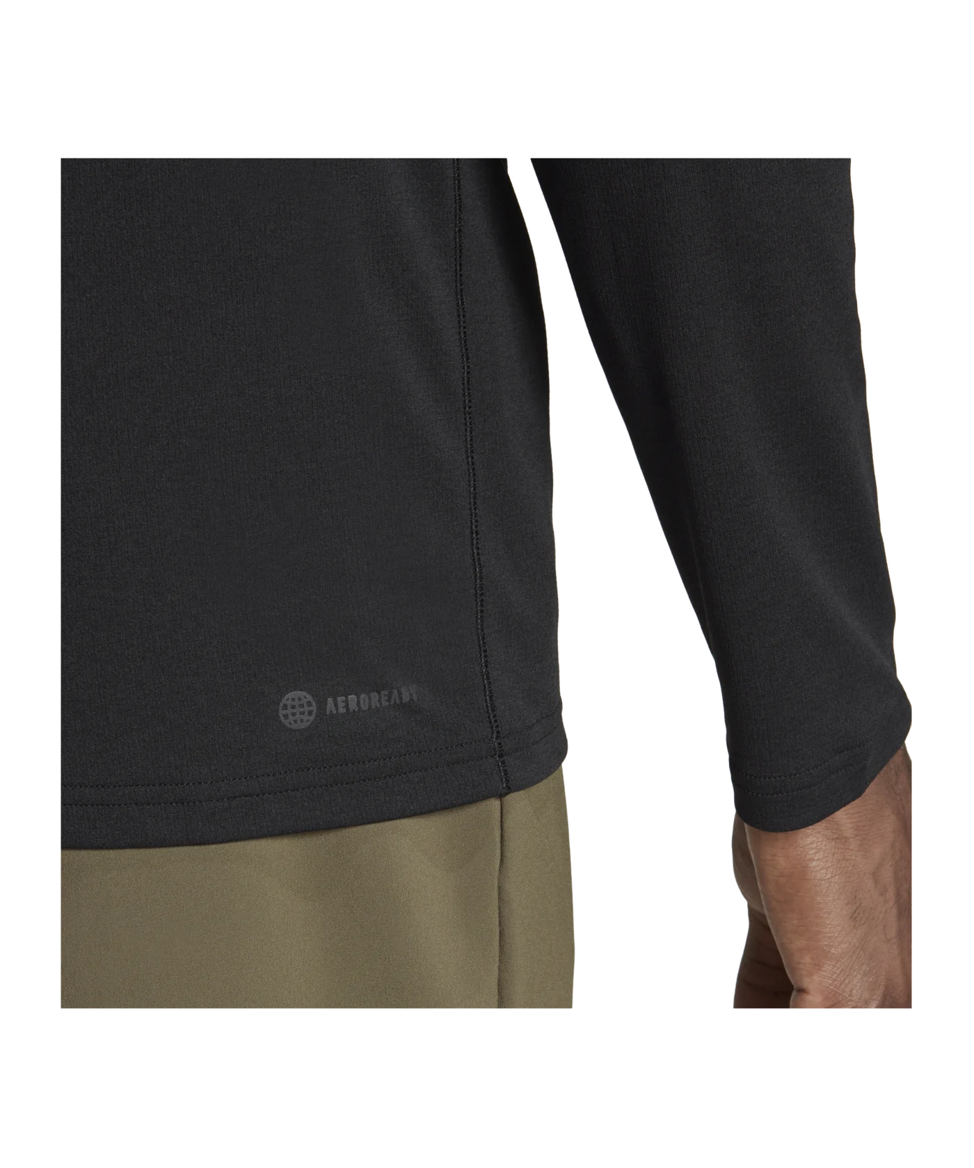 adidas Seasonal HalfZip Sweatshirt Schwarz