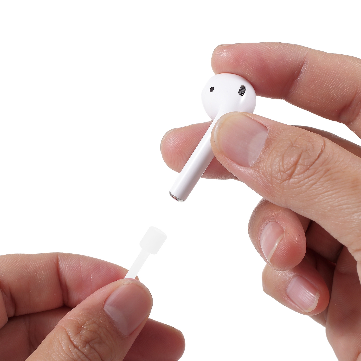 AirPods (1./2./.3. Gen.) Anti-Lost Halteband Silikon Strap - Weiss