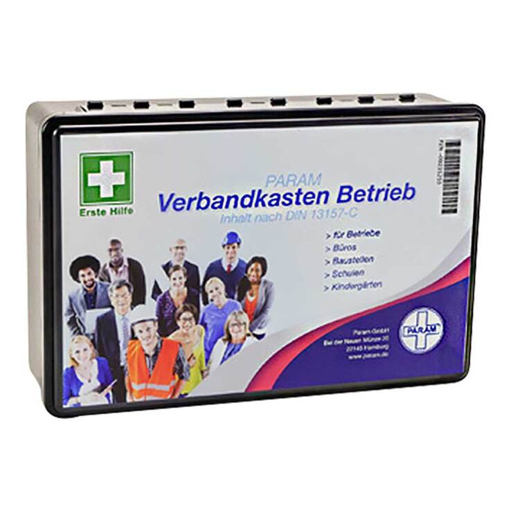Verbandkasten Betrieb 13157-C mit Halterung Param, 1 St