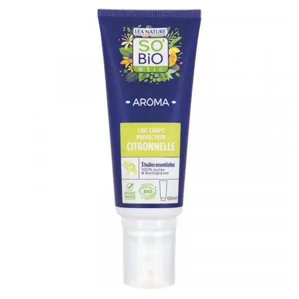 So'Bio Étic Aroma Lait Corps Protecteur Citronnelle Bio 100ml
