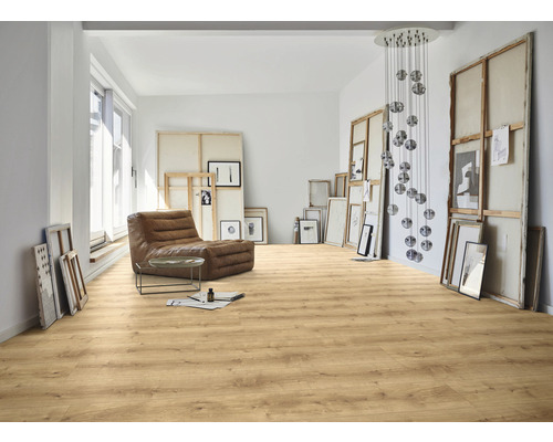 Vinylvloer Eiken Pure Natural Landhuis Plank Klikverbinding 1290 x 196 x 5,5 mm