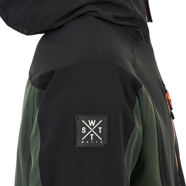 Veste de ski WATTS XBLOW FOREST GREEN/ORANGE