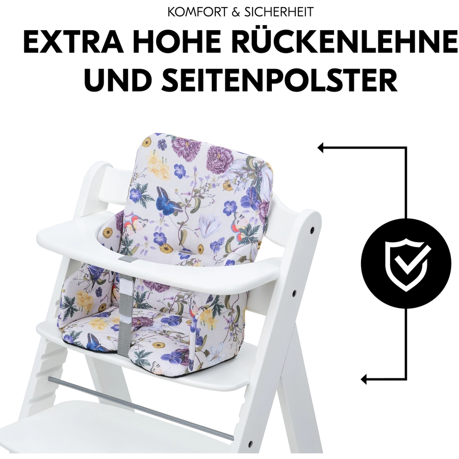hauck Hochstuhlauflage Baby Pad Floral Beige