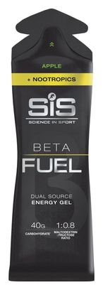 Gels énergétiques SIS Beta Fuel  Nootropics Pomme - 6x60ml