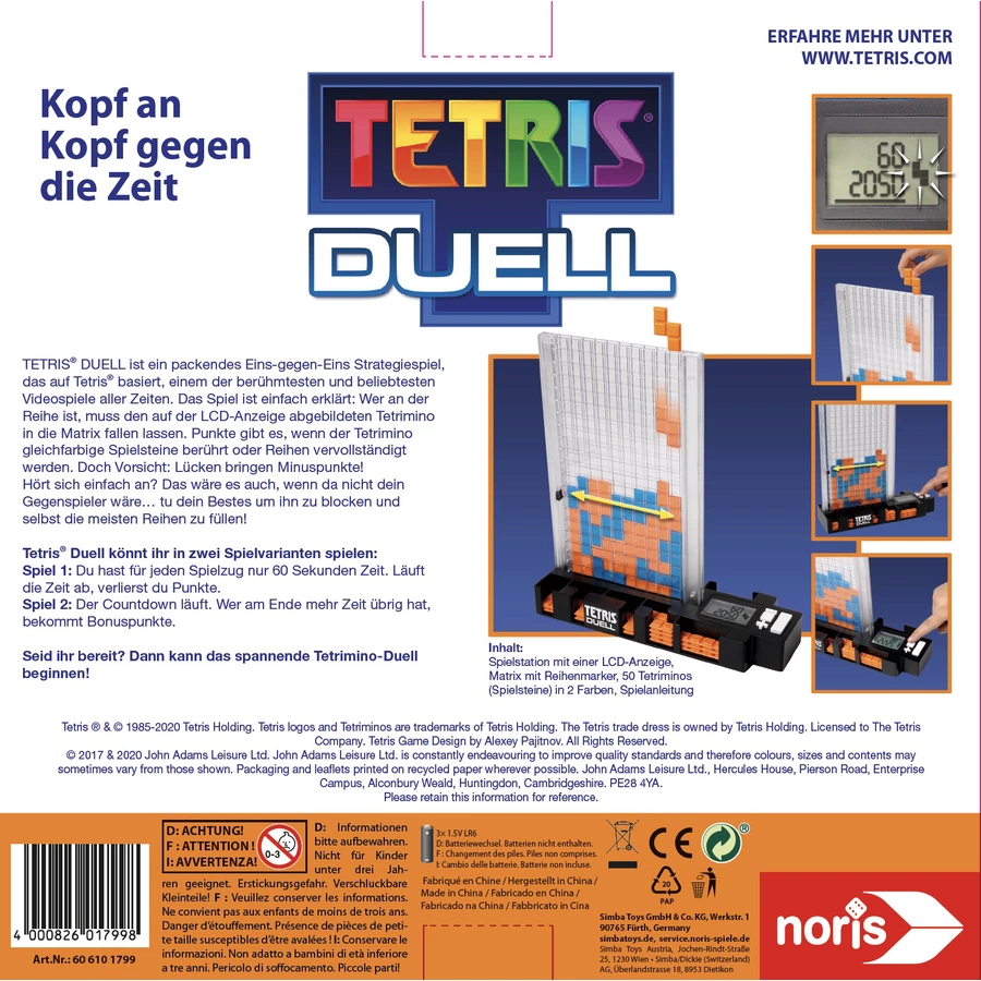 Noris Tetris Duell