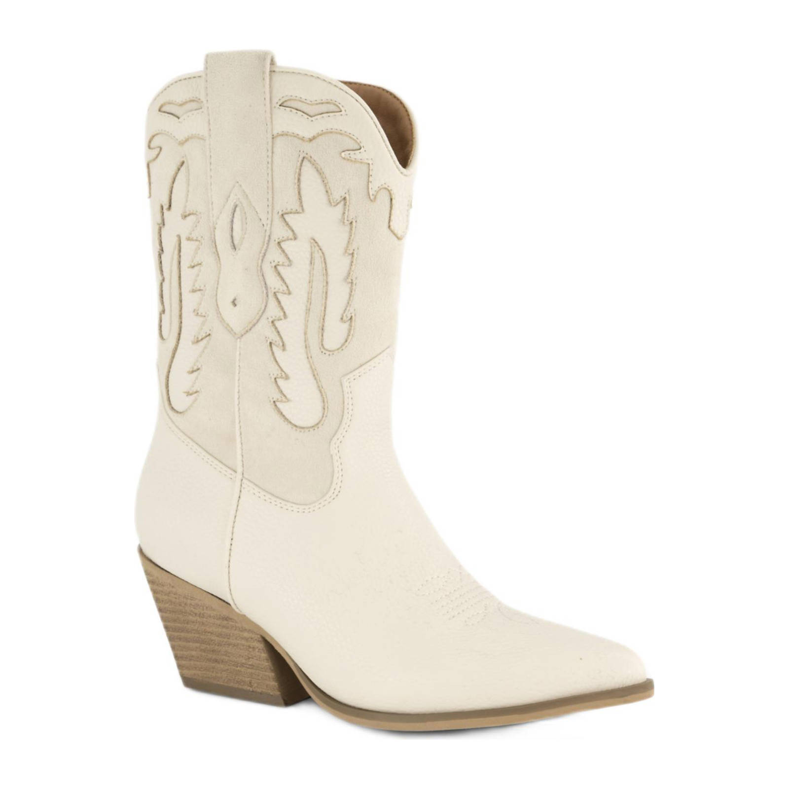 Oxmox cowboylaarzen ecru