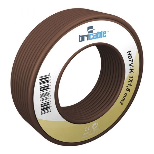 Famatel Cr05868 1x2.5 100 M Unipolar Halogen Free Cabo Castanho