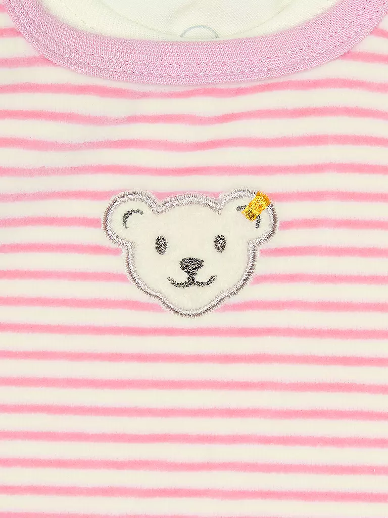 STEIFF Baby Strampler Set 2 teilig rosa