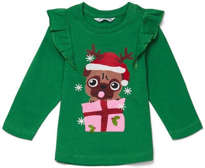 Luca & Lola Topp Merry Pugbaby, Green