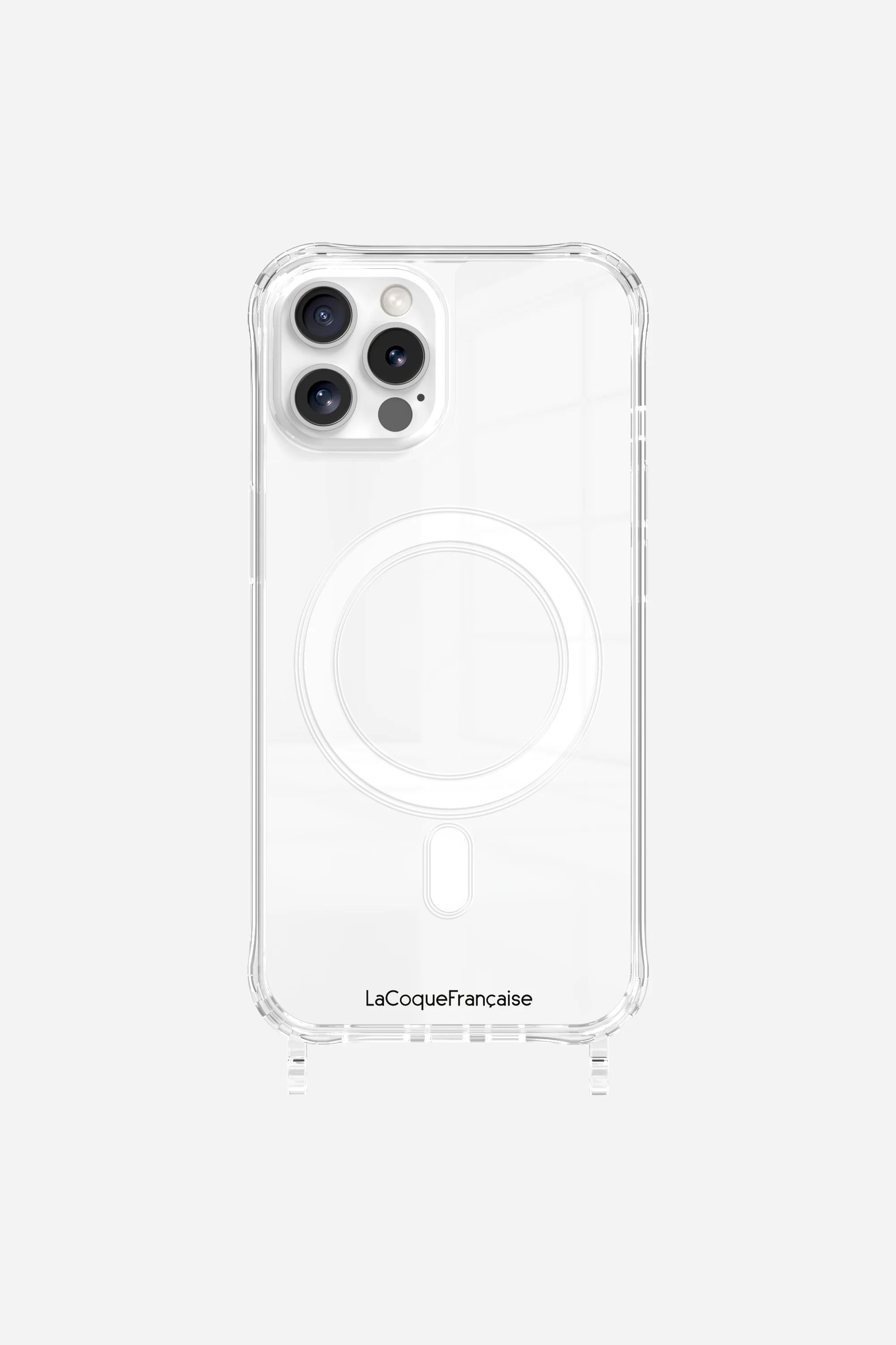 Coque de téléphone magsafe avec anneaux pour iphone 12 / 12 pro | Argent