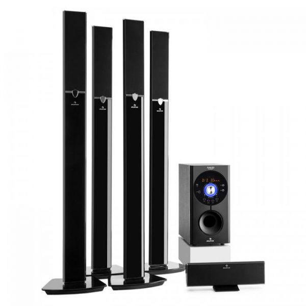 Auna Areal 653 Conj. Surround 5.1 Home-Cinema 145 W RMS Bluetooth USB SD AUX