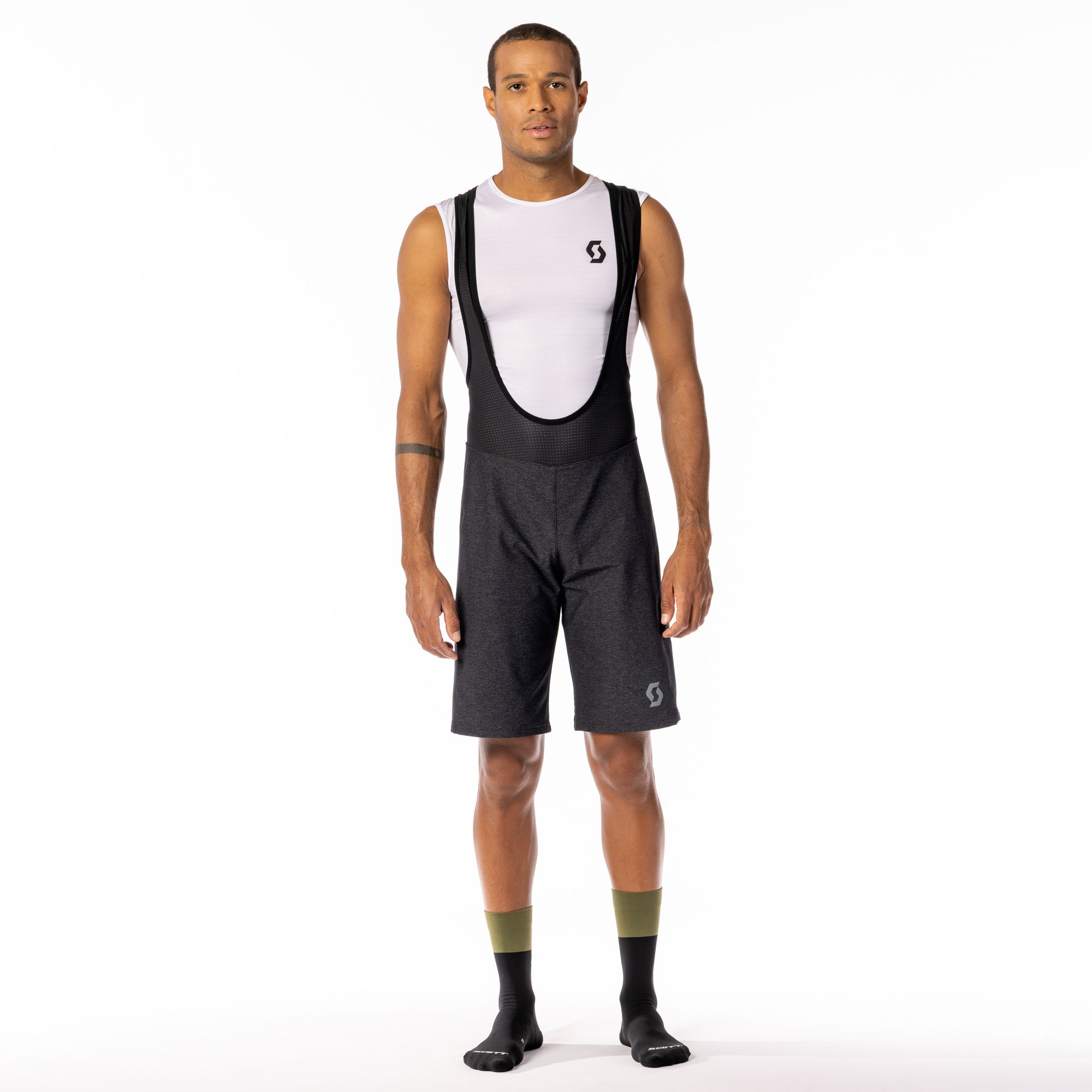 SCOTT Gravel Hybrid Shorts Sort/Grå