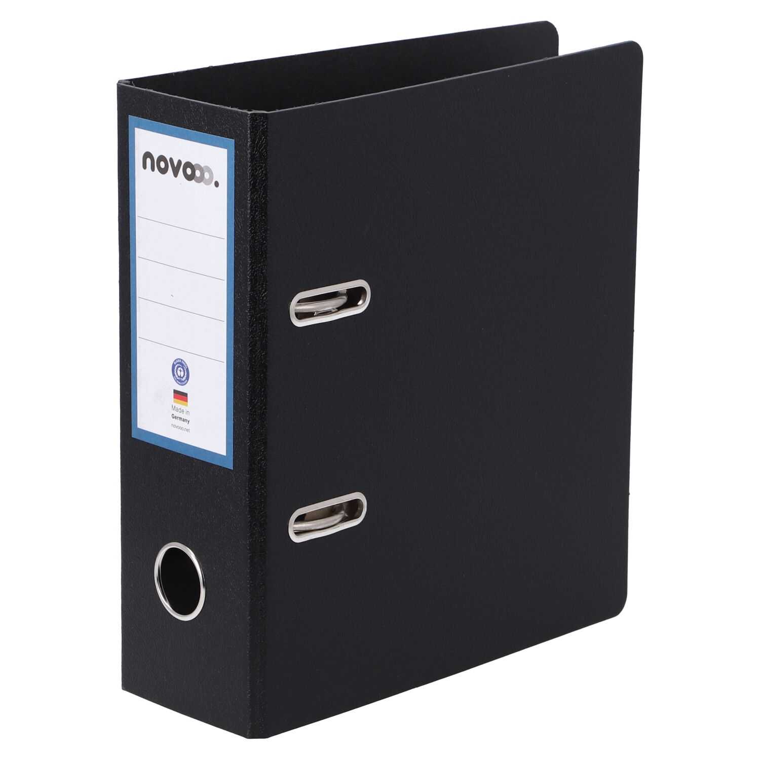 novooo Briefordner A5 8cm schwarz