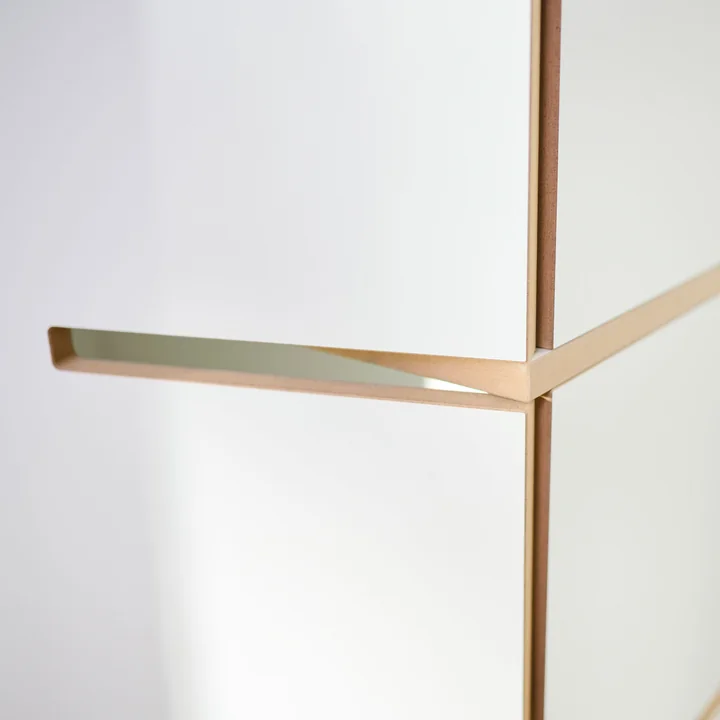 Tojo - stau Sideboard side, 200 x 110 cm, weiss