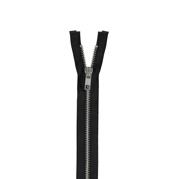 YKK-Metaalrits - zilverkleurige tanden en schuiver - 5 mm - deelbaar