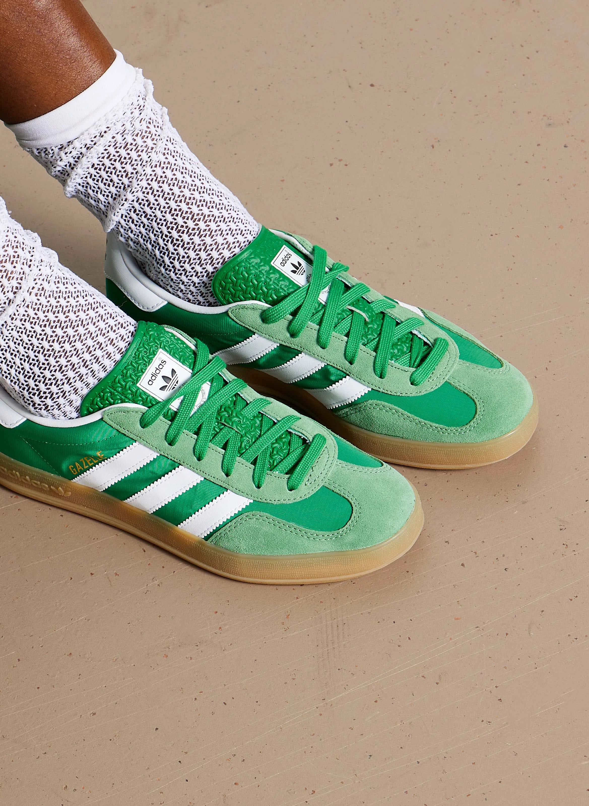 GAZELLE INDOOR - Baskets basses à lacets | Vert