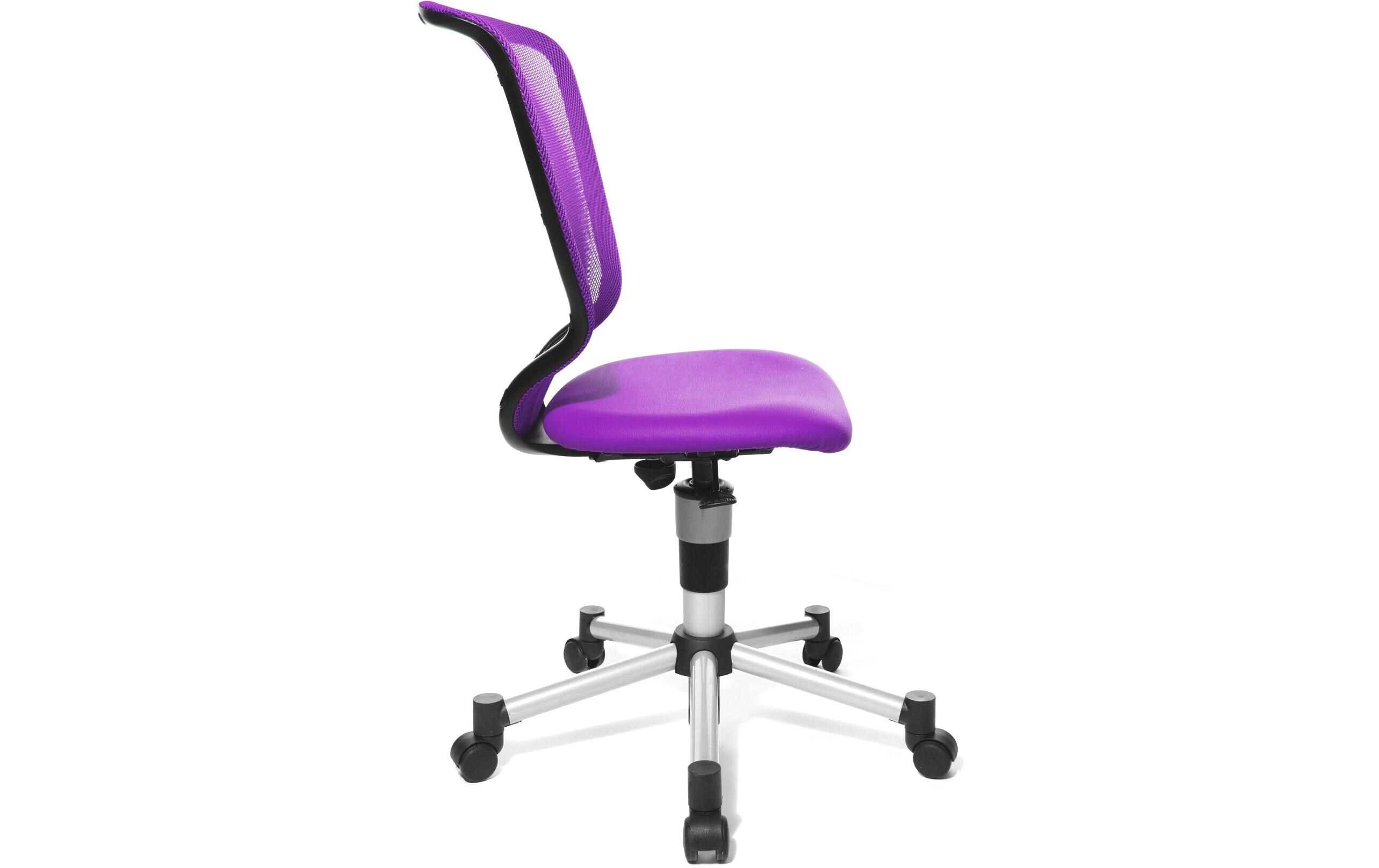 Kinder Bürostuhl Titan Junior, Lila<br>Mitwachsender Design-Kinder- und Jugenddrehstuhl