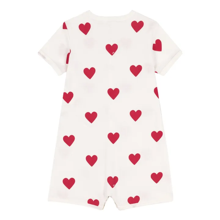 Petit Bateau Pyjama Mildor Cœurs | Blanc