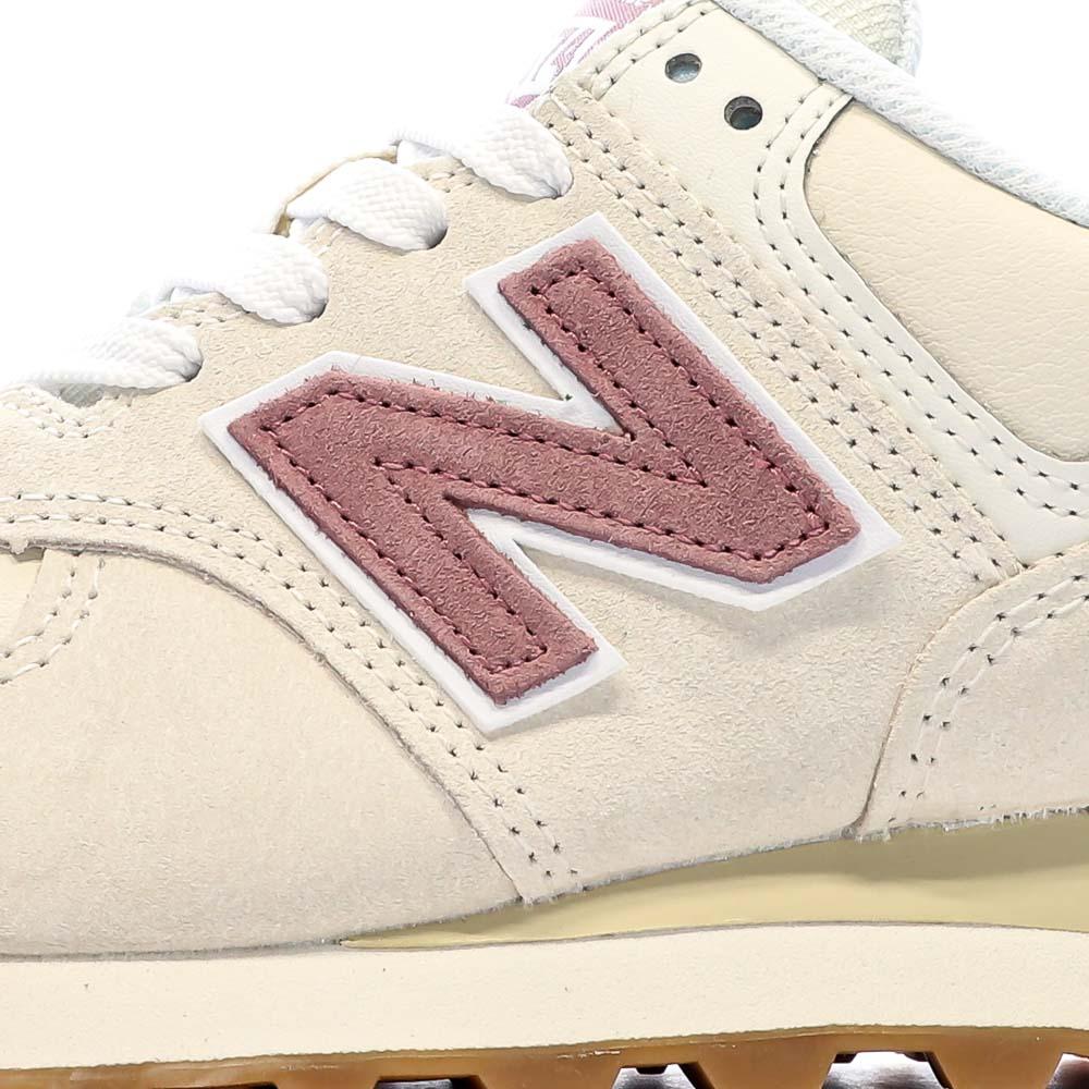 New Balance ML574 Baskets Beige/Rose Homme New Balance