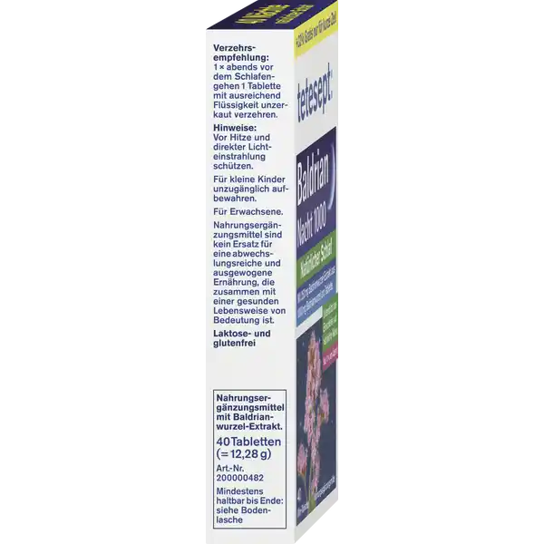 Baldrian Nacht 1000 Mini-Tabletten