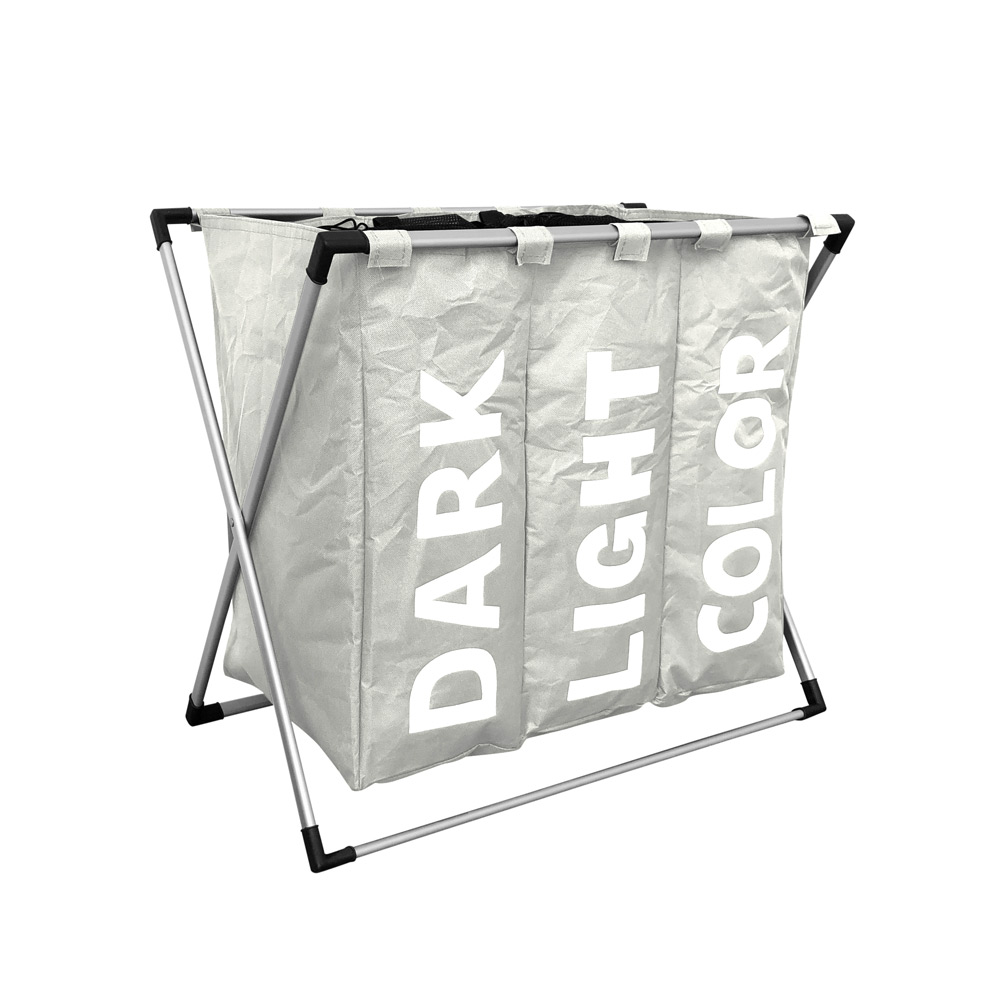 IVOL 3 vakken organizer wasmand - White