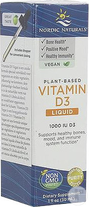 Nordic Naturals Vitamine D3 Liquide Végan 30ml