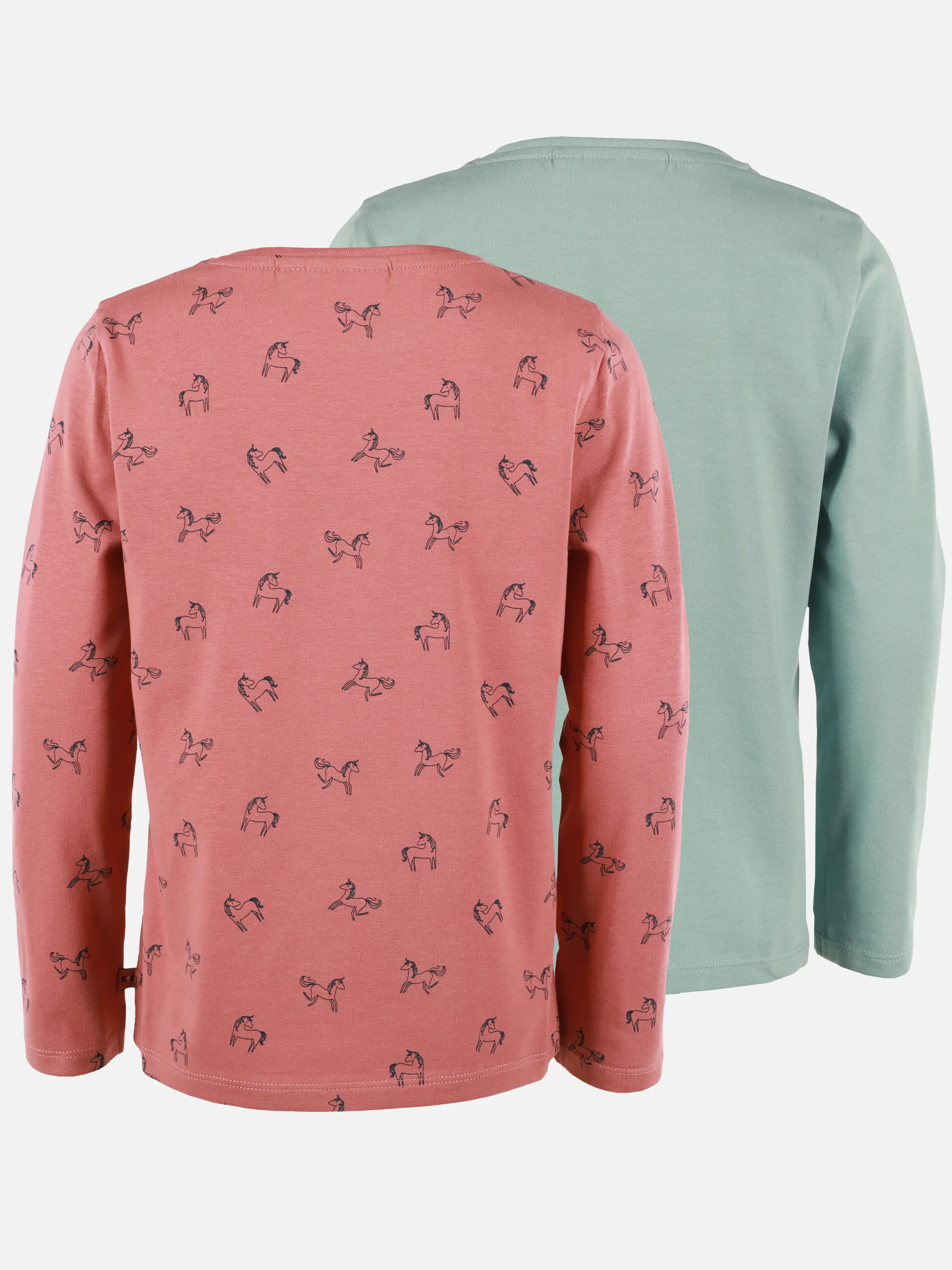 Mädchen Langarmshirt im 2er Pack