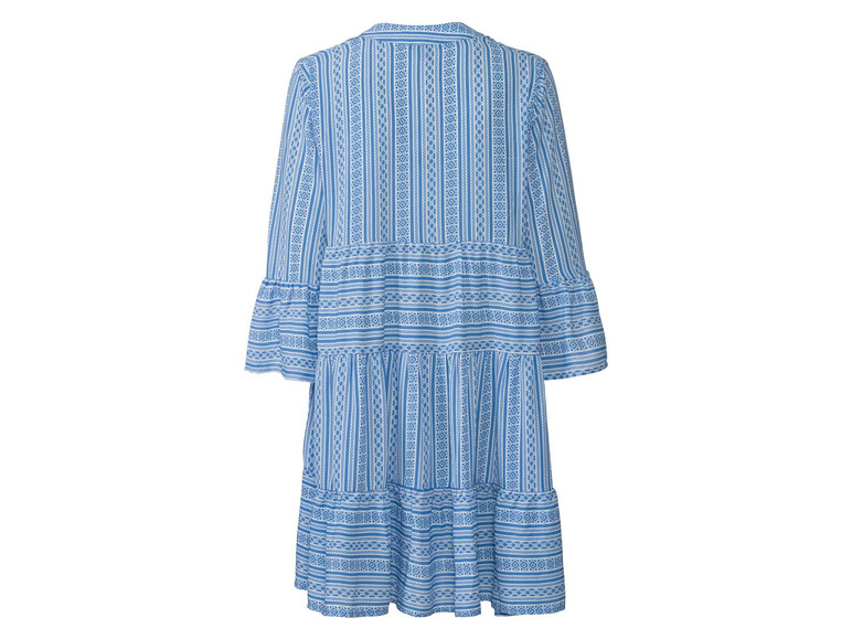 Tuniek voor dames, V-hals, polyester en elastaan