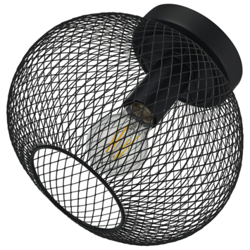 GAMMA plafondlamp Tim zwart 21xØ24 cm