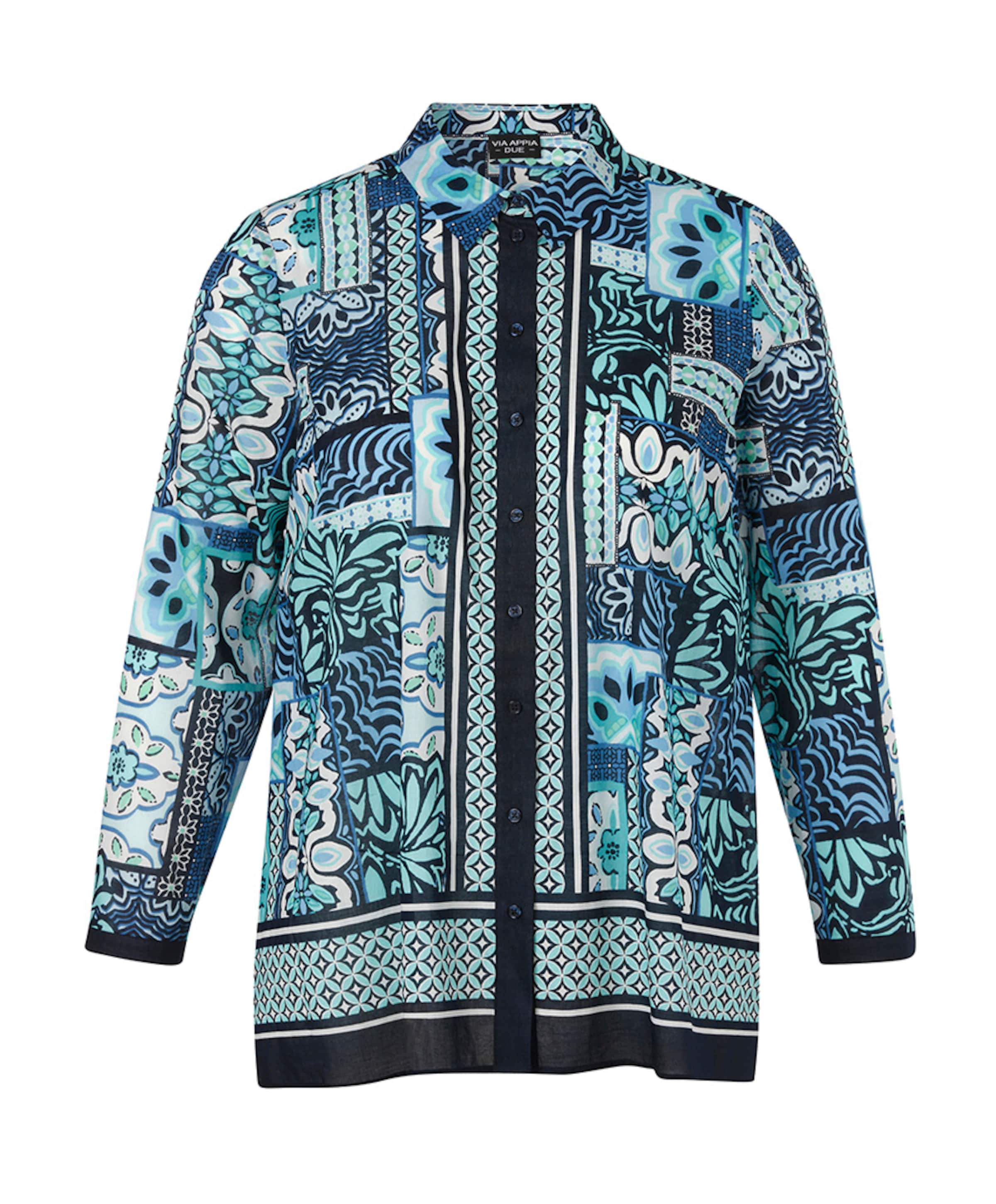 Via Appia Due Dames blouse blauw