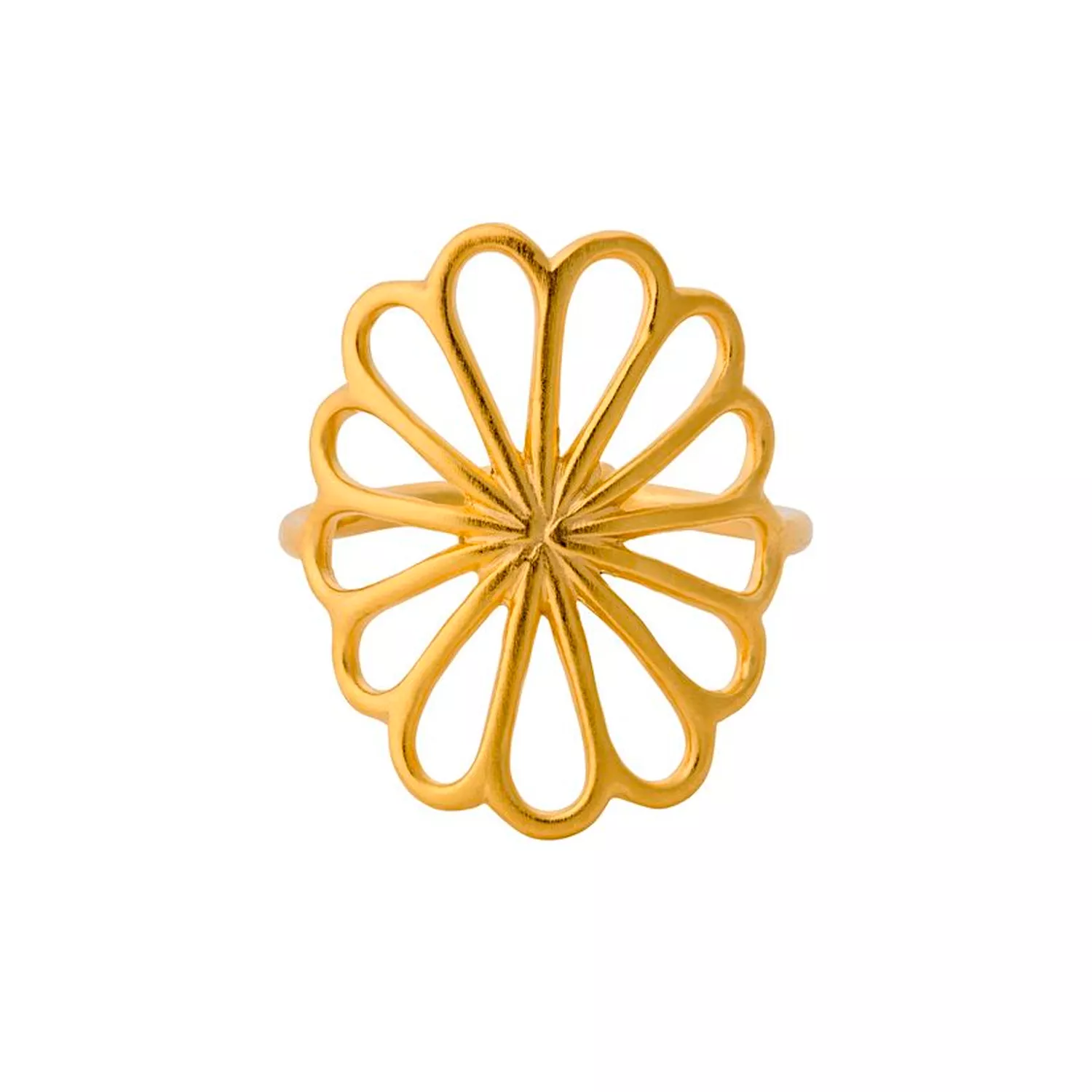 Pernille Corydon Large Bellis Ring 18 kt. Forgyldt Sølv r-328-gp