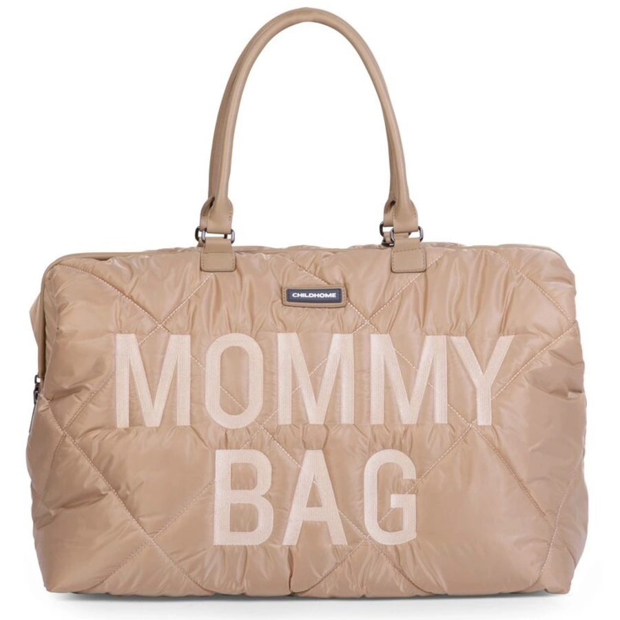 CHILDHOME Mommy Bag gesteppt beige