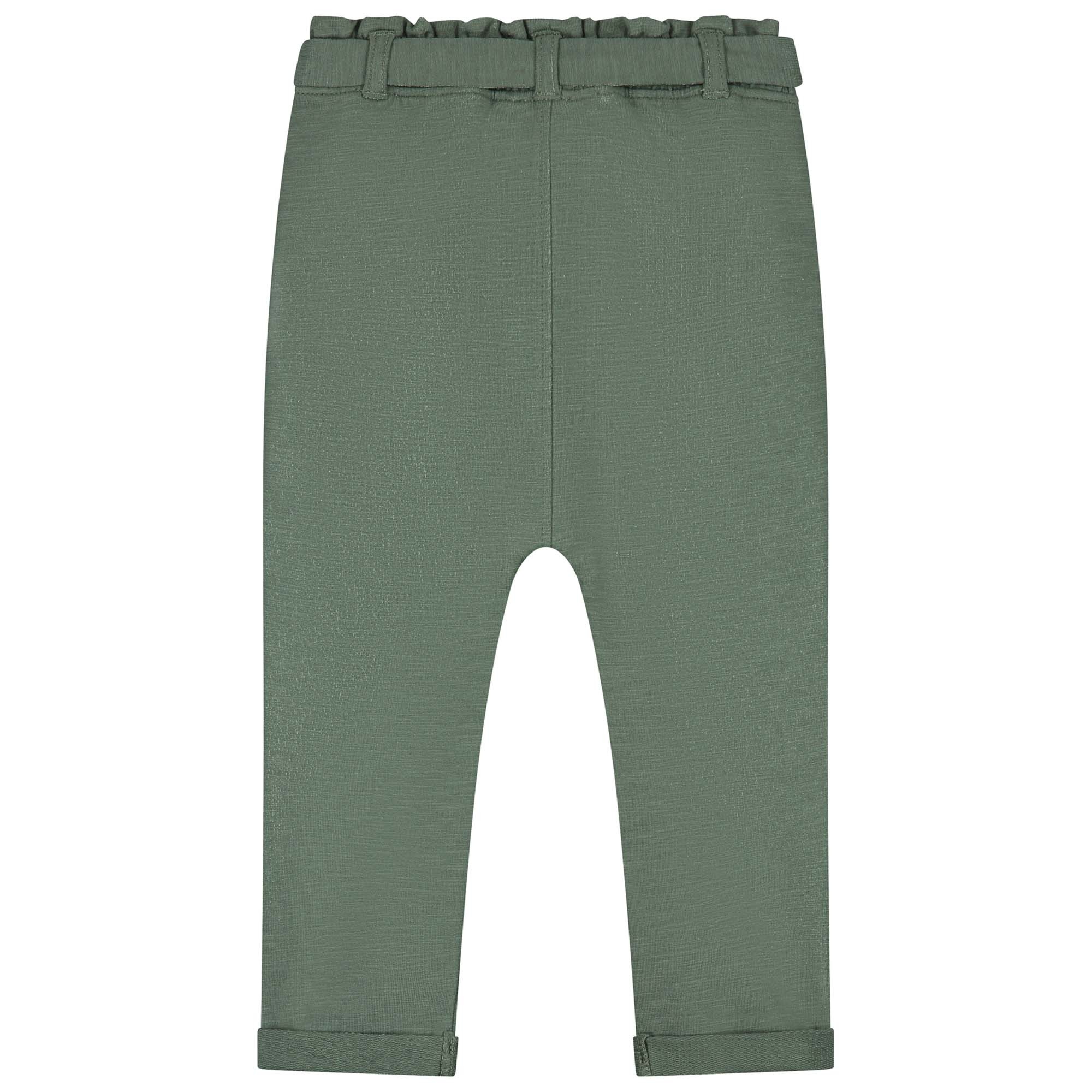 Prénatal baby broek  effen groen