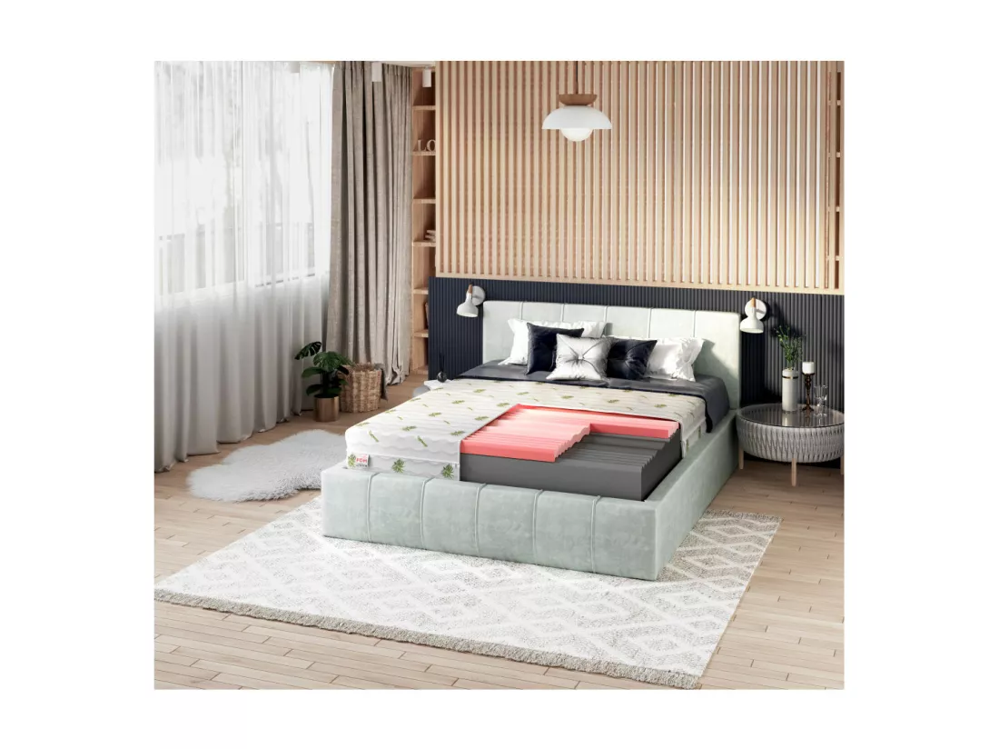 Matelas Select - Mousse haute résilience HR - Epaisseur 14cm 160 x 200 cm cm