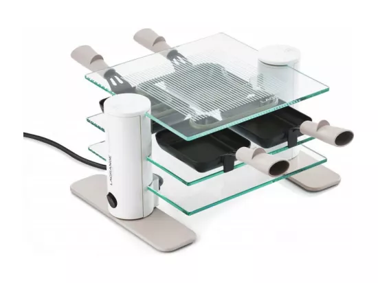 Lagrange Appareil à raclette 4 personnes 600w en verre - 009408
