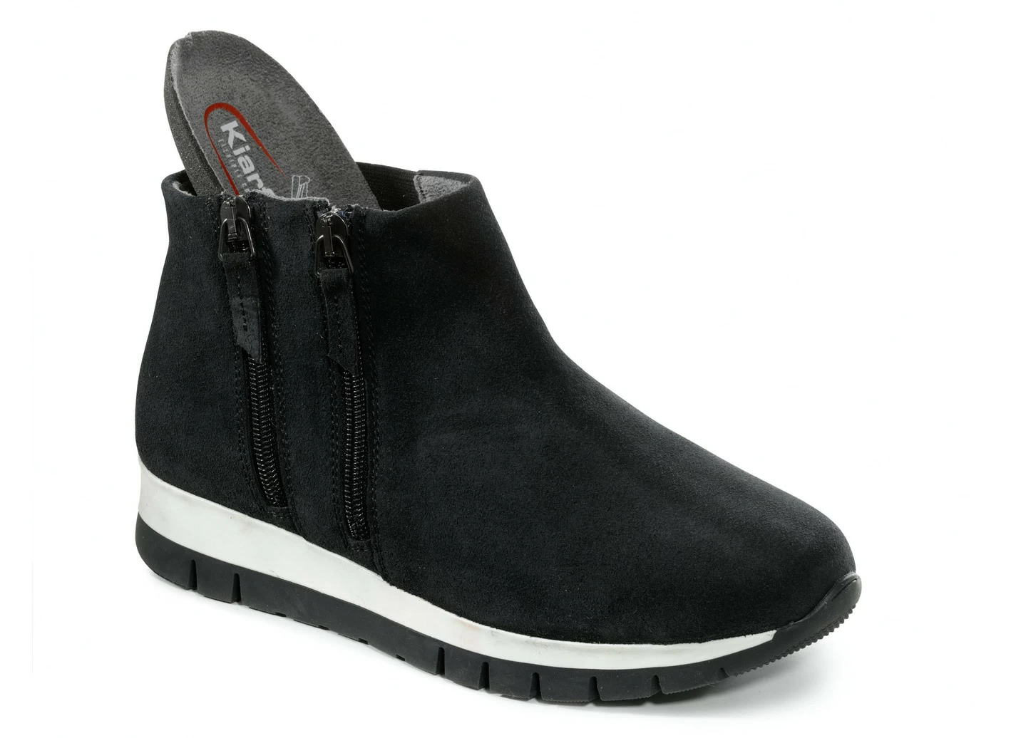 Bootie mit zwei Reißverschlüssen