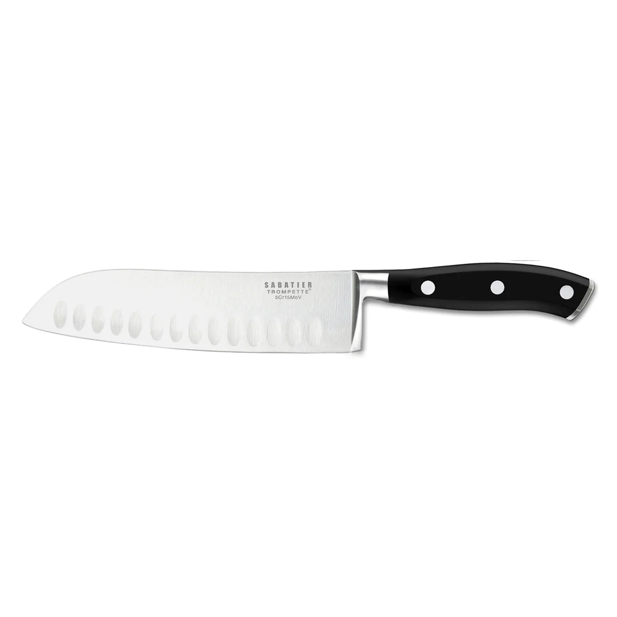Vulcano - Couteau Santoku 18cm Sabatier Trompette