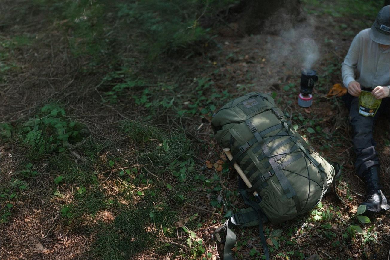Savotta Kantamus 60L, 102032036 groen Cordura, 60 liter rugzak