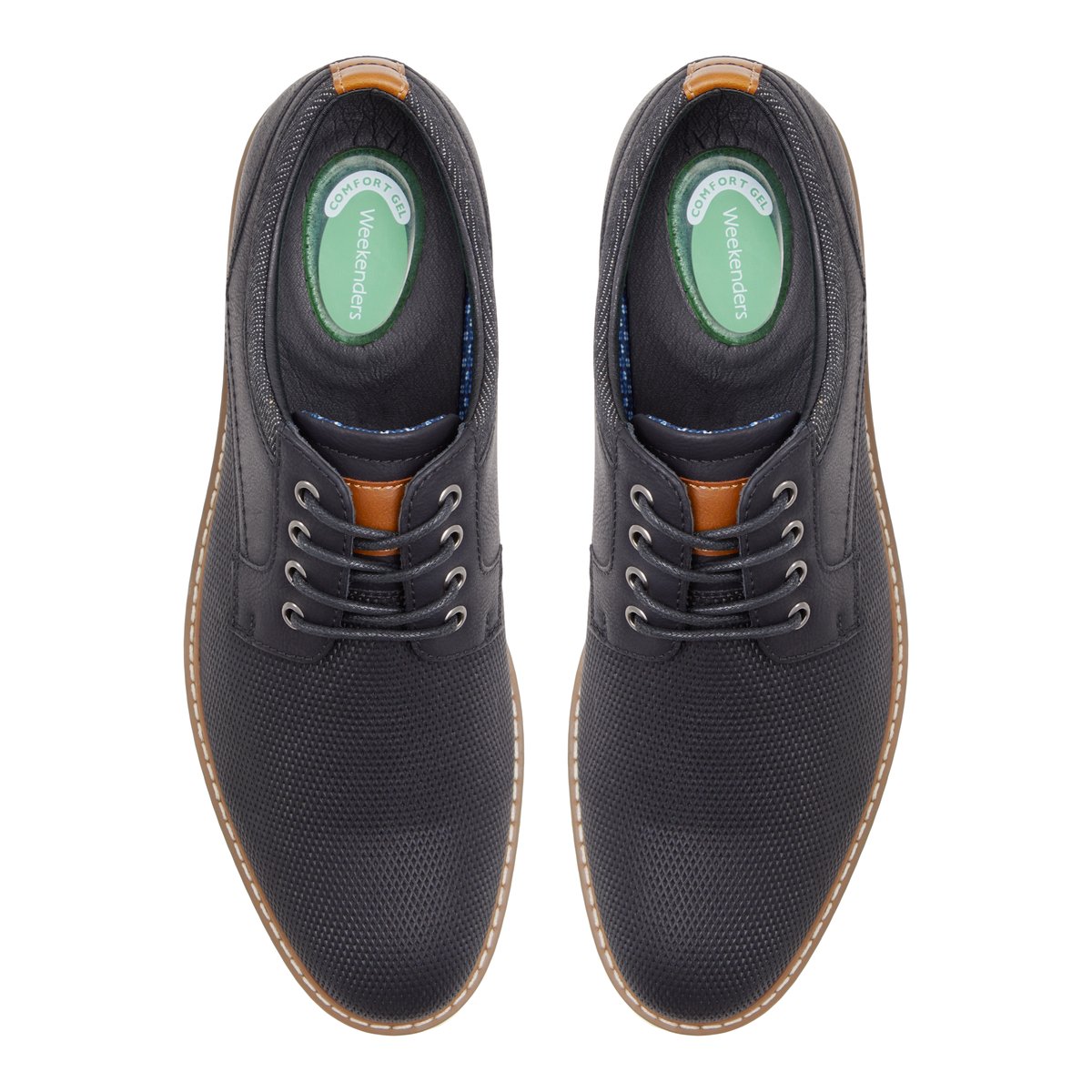 WEEKENDERS-Mireand-Chaussures derby - Talon plat - Noir